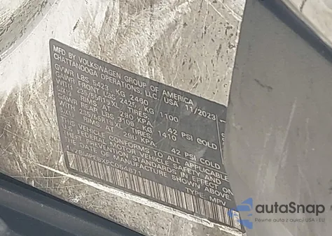 2023 Volkswagen Id.4 Standard from USA, damaged, VIN 1V2BMPE8XPC054871